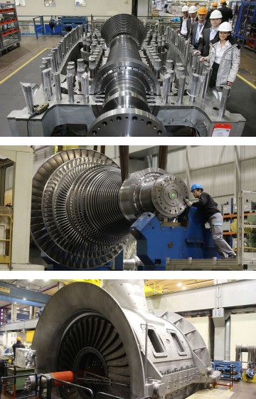 20. Februar – Vorstellung der fast fertigen Dampfturbine im Siemens-Werk