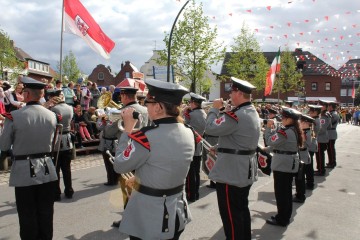 Düsseldorfer Schützen feiern bei ihrem Schützenfest