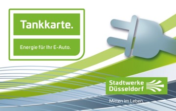 Die Strom-Tankkarte der Stadtwerke Düsseldorf für E-Autos