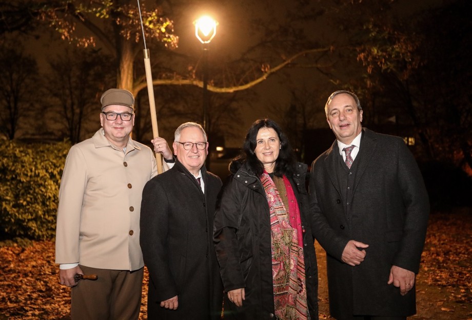 Eröffnung Lichtweg im Stadtwerke Park in Flingern