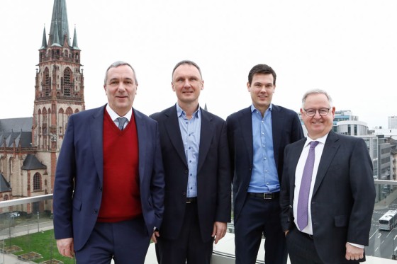 Dr. Udo Brockmeier, Dieter Greßies, Jan Eldring und Manfred Abrahams