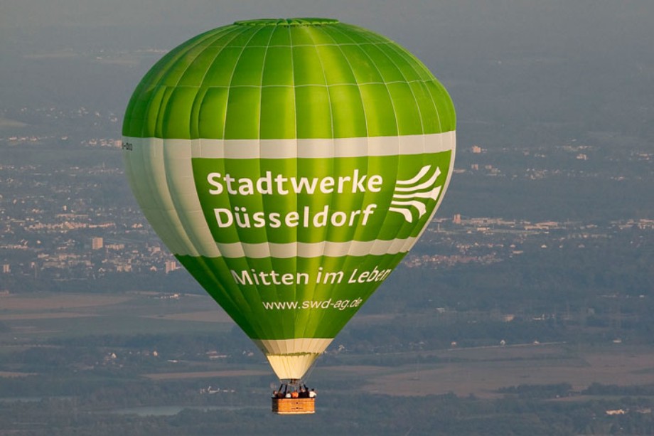 Heißluftballon der Stadtwerke Düsseldorf