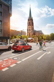 Infrastruktur: Der Kirchplatz in Düsseldorf