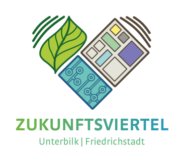 Das Logo des Zukunftsviertel Unterbilk | Friedrichstadt
