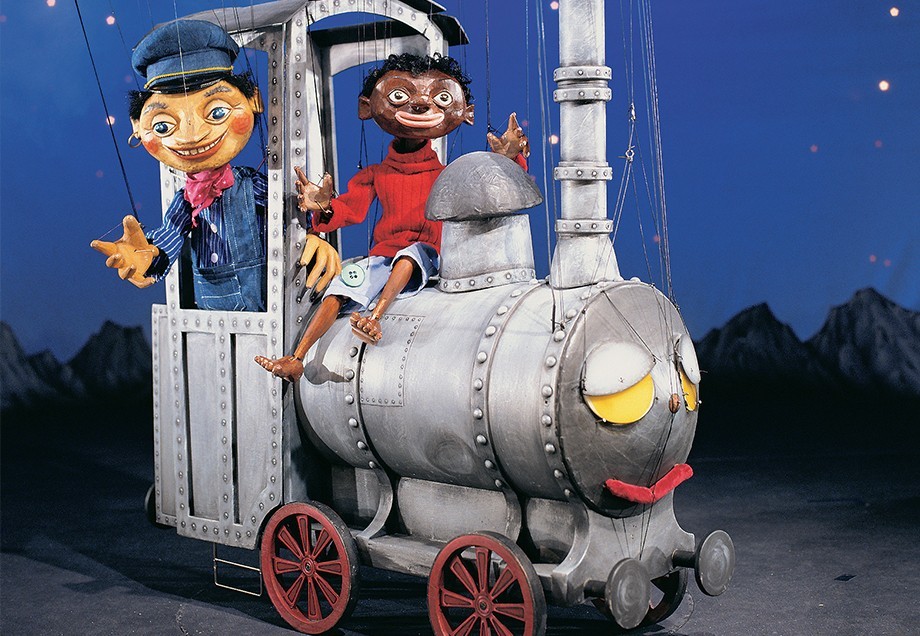 Marionetten von Jim Knopf und Lukas dem Lokomotivführer