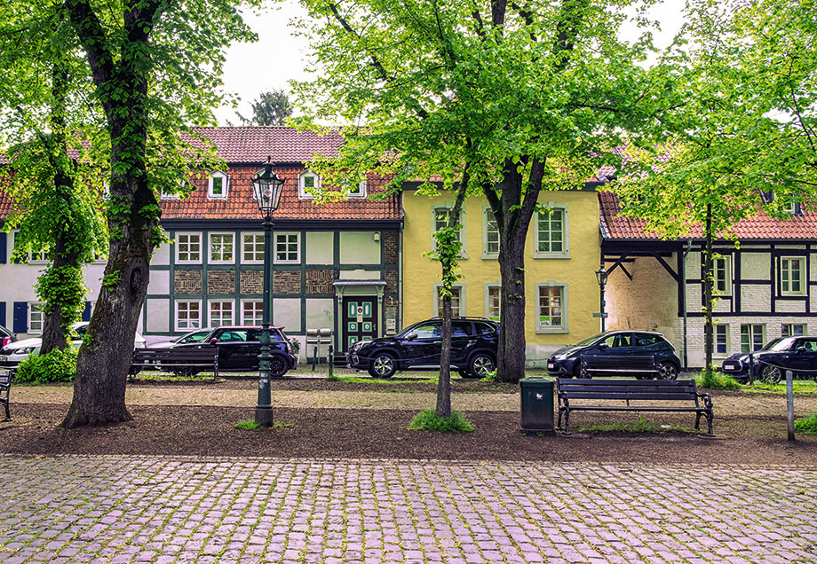 Das malerische Gerresheim und seine historisch geprägten Gebäude.