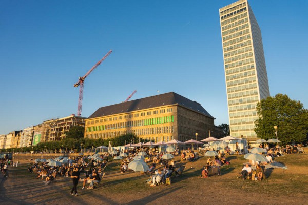 Stadtstrand am Mannesmannufer © Stadtstrand Düsseldorf GmbH